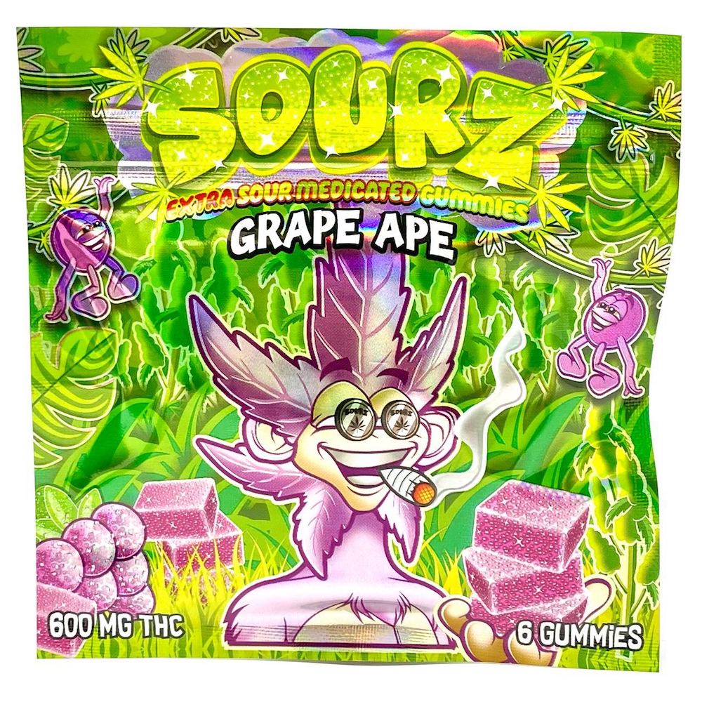 sourz 600mg extra medicated gummies